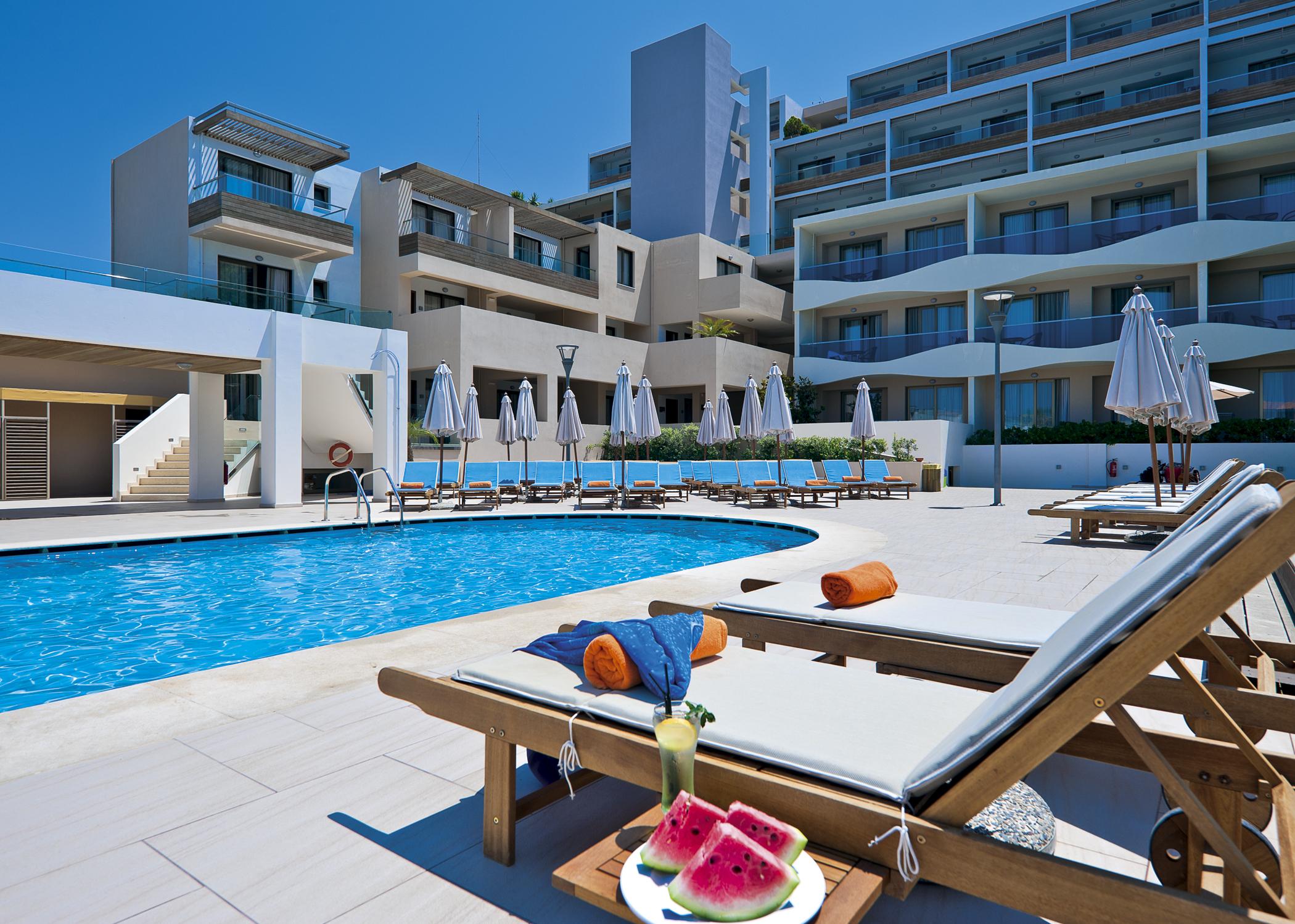 Iolida Beach By Smile Hotels Agia Marina Exterior foto